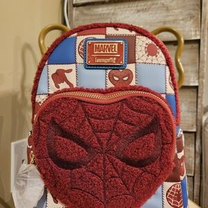 Spiderman Sherpa Heart Loungefly